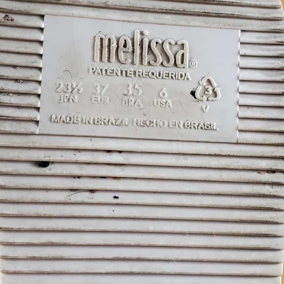 Melissa Black Slide Sandals Size 6 Spring Summer Beach Vacation - Picture 8 of 8